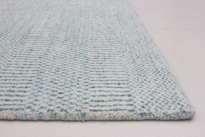 Indian Silk Shadow 4'1" x 6'1" Hand-knotted Viscose, Wool Rug 