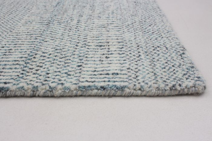 Indian Silk Shadow 4'1" x 6'1" Hand-knotted Viscose, Wool Rug 