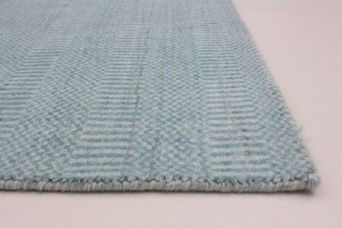 Indian Silk Shadow 4'0" x 6'0" Hand-knotted Viscose, Wool Rug 