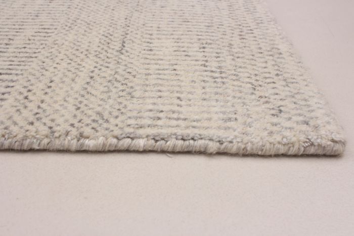 Indian Silk Shadow 4'0" x 6'0" Hand-knotted Viscose, Wool Rug 