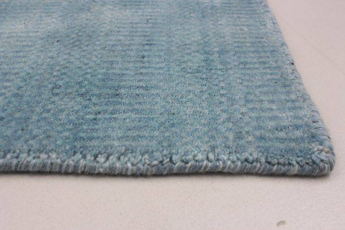 Indian Silk Shadow 4'0" x 6'0" Hand-knotted Viscose, Wool Rug 
