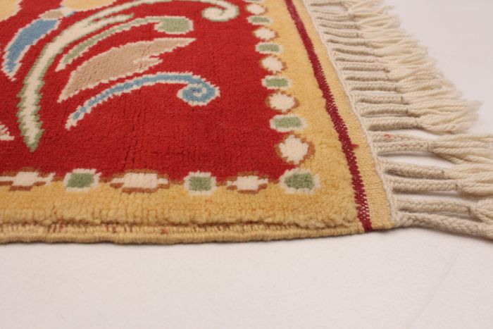 Turkish Melis Vintage 5'10" x 8'6" Hand-knotted Wool Rug 