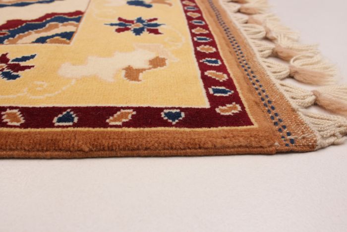 Turkish Kayseri Vintage 2'9" x 10'9" Hand-knotted Wool Rug 