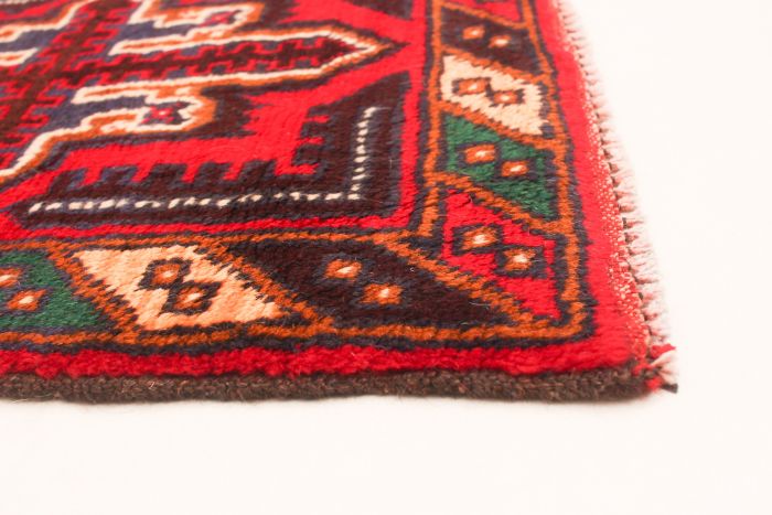 Afghan Teimani 2'9" x 6'4" Hand-knotted Wool Rug 