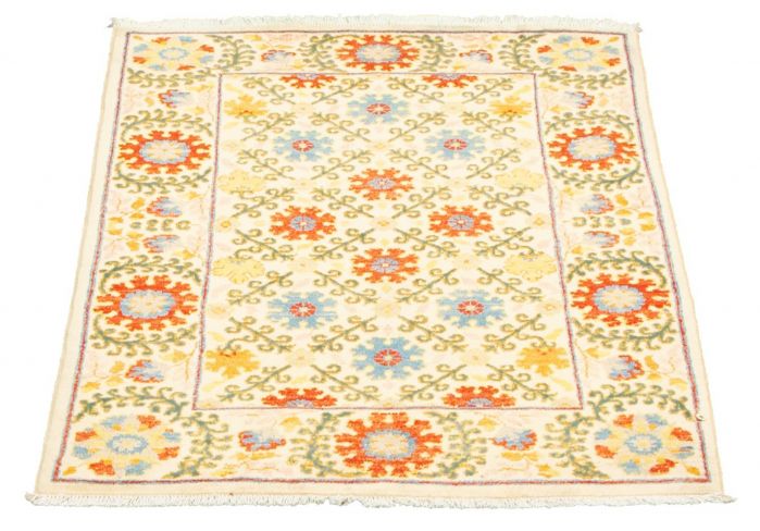 Pakistani Lahore Finest Collection 3'1" x 4'5" Hand-knotted Wool Rug 