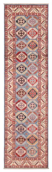 Afghan Uzbek Ghazni 2'7" x 9'9" Hand-knotted Wool Rug 