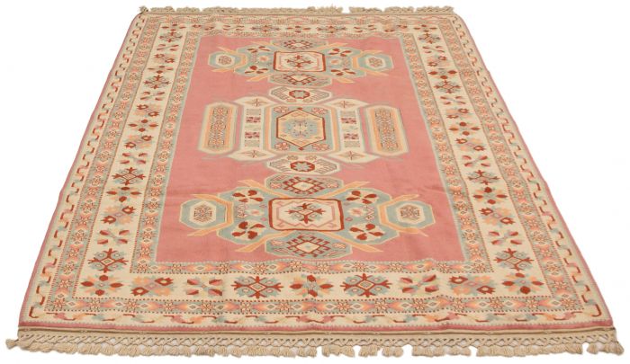 Turkish Melis Vintage 6'10" x 9'3" Hand-knotted Wool Rug 