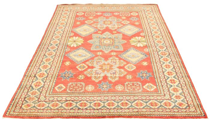 Afghan Finest Ghazni 6'6" x 9'3" Hand-knotted Wool Rug 