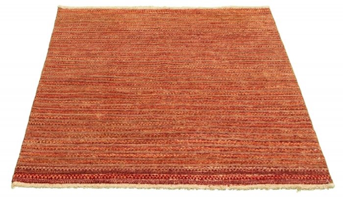 Pakistani Peshawar Ziegler 4'0" x 4'10" Hand-knotted Wool Rug 