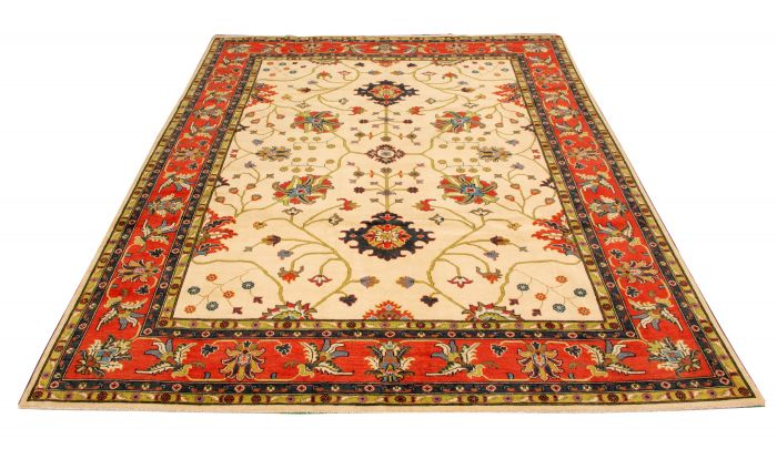 Afghan Finest Ghazni 9'1" x 11'11" Hand-knotted Wool Rug 