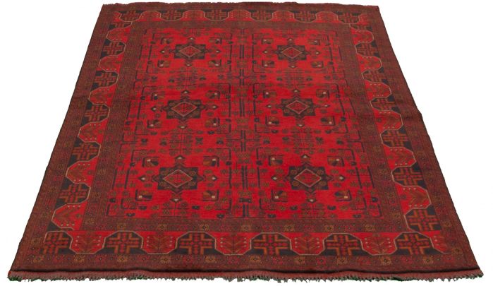 Afghan Finest Khal Mohammadi 5'0" x 6'2" Hand-knotted Wool Rug 