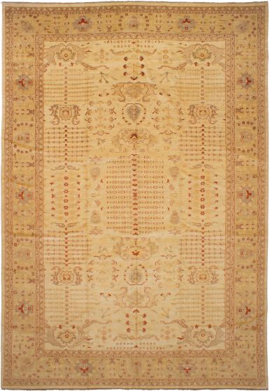 Pakistani Peshawar Finest 12'1" x 17'8" Hand-knotted Wool Rug 