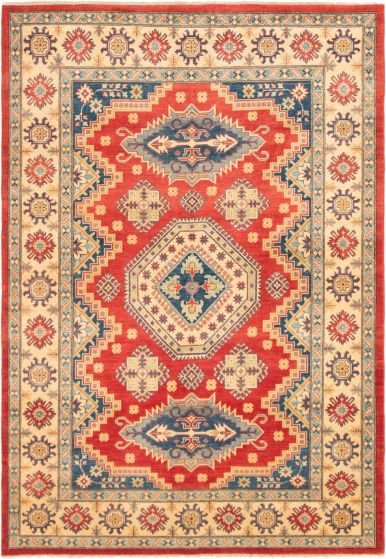 Afghan Finest Ghazni 6'7" x 9'7" Hand-knotted Wool Rug 