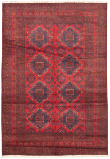 Afghan Finest Khal Mohammadi 6'8" x 9'9" Hand-knotted Wool Rug 
