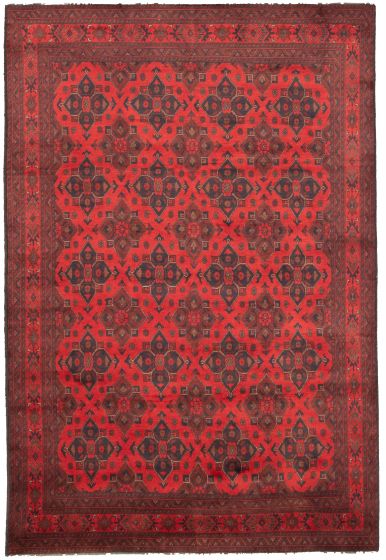 Afghan Finest Khal Mohammadi 6'6" x 9'8" Hand-knotted Wool Rug 