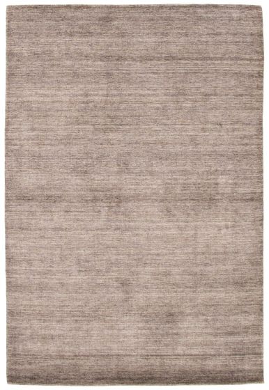 Indian Ananda 5'2" x 7'9" Hand Loomed Wool Rug 