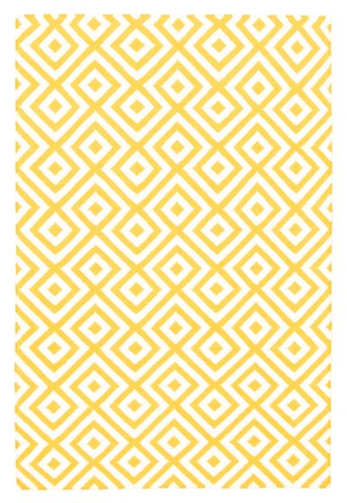 Indian Marrakech 5'2" x 7'9" Flat-Weave Wool Kilim 
