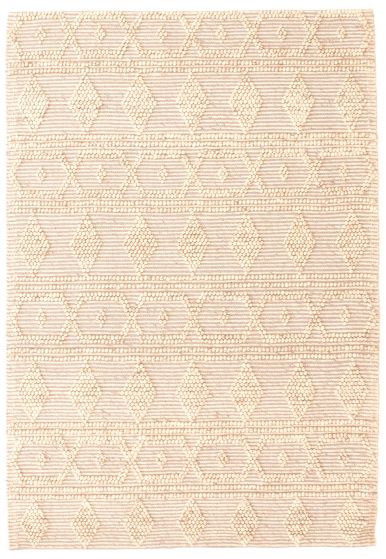 Tapis sienna 5'3" x 7'9" en laine torsadée