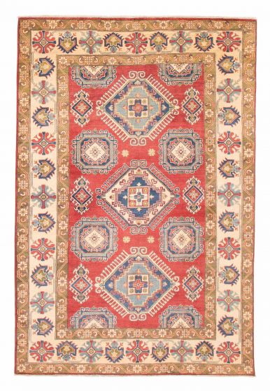 Afghan Finest Ghazni 6'8" x 9'9" Hand-knotted Wool Rug 