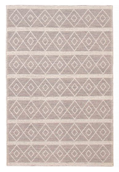 Indian Sienna 6'0" x 9'0" Braid weave Wool Rug 