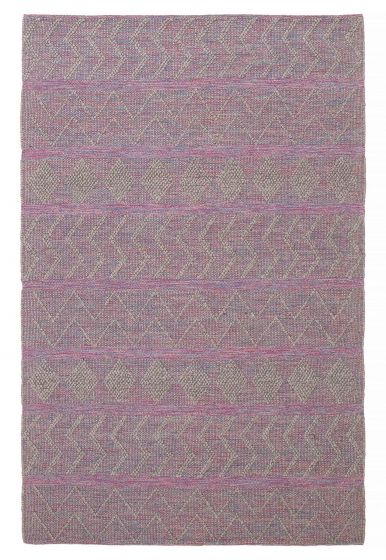 Indian Sienna 6'1" x 9'4" Braid weave Wool Rug 