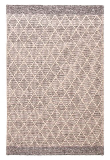 Indian Sienna 6'0" x 9'3" Braid weave Wool Rug 