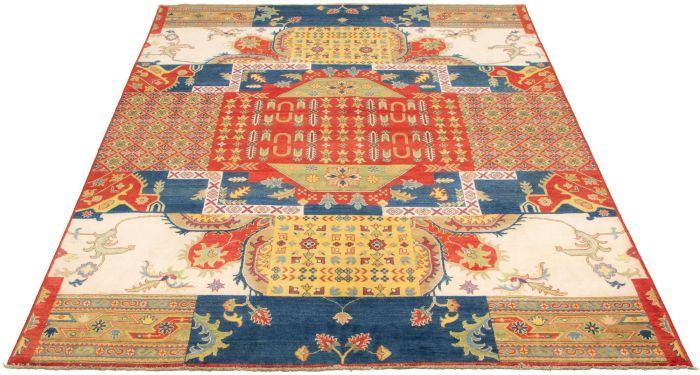 Afghan Finest Ghazni 8'2" x 10'2" Hand-knotted Wool Rug 