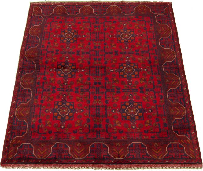 Afghan Finest Khal Mohammadi 5'0" x 6'2" Hand-knotted Wool Rug 