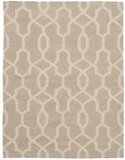 Turkish Ankara FW 5'2" x 6'11" Flat-Weave Wool Kilim 