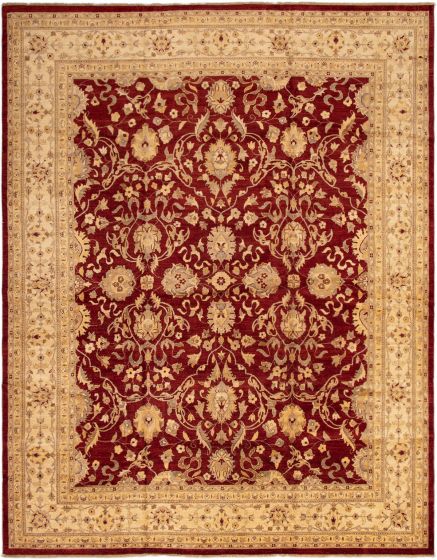 Afghan Chobi Finest 11'10" x 15'0" Hand-knotted Wool Rug 