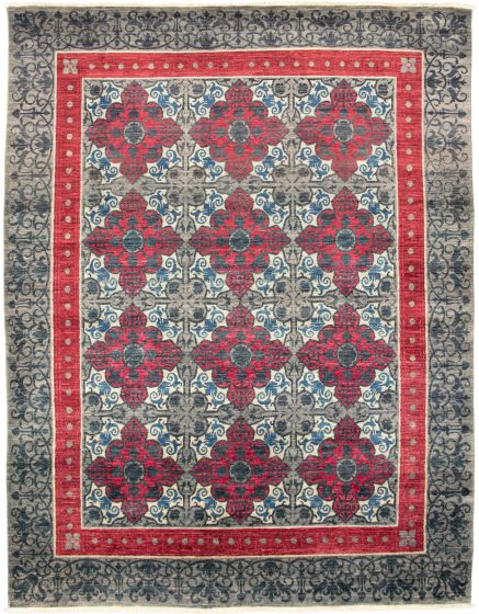 Pakistani Lahore Finest Collection 8'0" x 10'0" Hand-knotted Wool Rug 