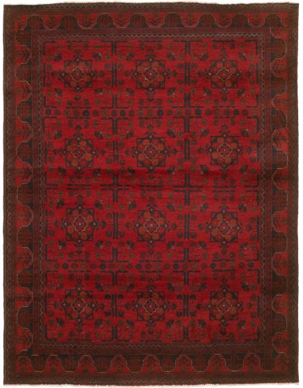 Afghan Finest Khal Mohammadi 4'11" x 6'7" Hand-knotted Wool Rug 