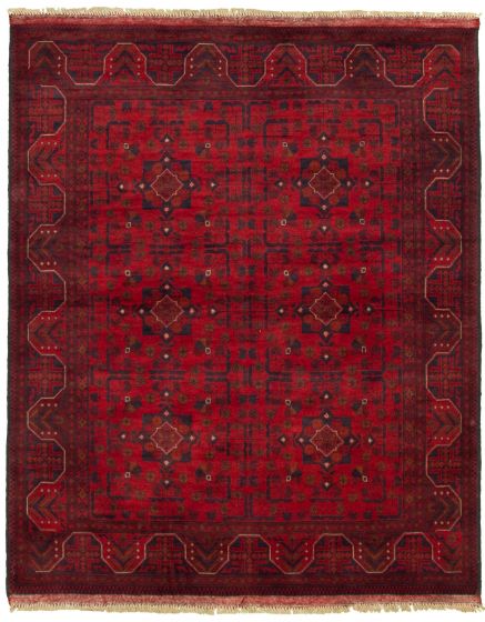 Afghan Finest Khal Mohammadi 5'0" x 6'2" Hand-knotted Wool Rug 