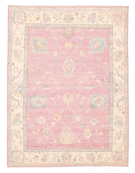 Pakistani Modern Oushak 8'3" x 10'2" Hand-knotted Wool Rug 