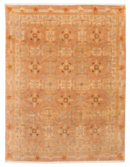 Indian Jamshidpour 8'1" x 9'10" Hand-knotted Wool Rug 