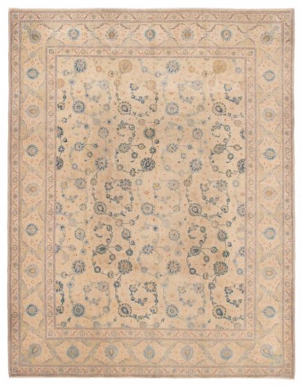 Persian Style 10'3" x 13'3" Hand-knotted Wool Rug 