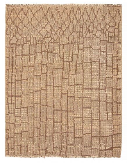 Turkish Ankara 4'9" x 6'5" Flat-Weave Wool Tapestry Kilim 