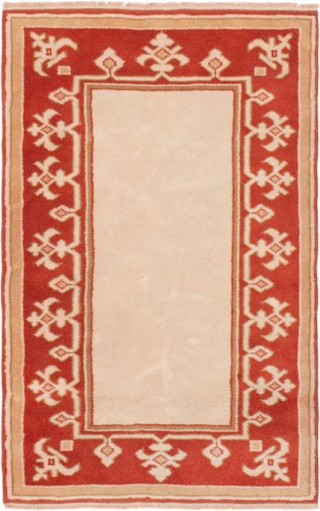 Turkish Melis Vintage 2'8" x 4'6" Hand-knotted Wool Rug 