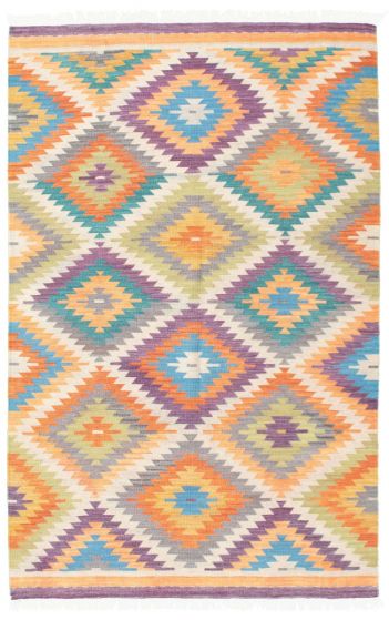 Kilim sivas 5'0" x 7'10" en laine