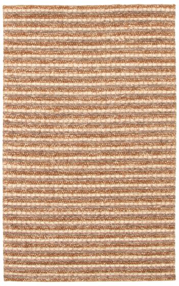 Tapis sienna 5'0" x 8'1" en laine torsadée