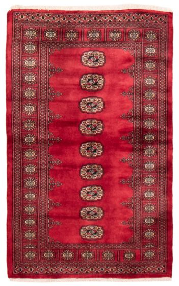 Tapis peshawar bokhara 3'1" x 4'10" en laine