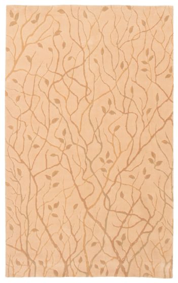 Chinese Nepal 4'11" x 8'1" Power Loomed Wool Rug 