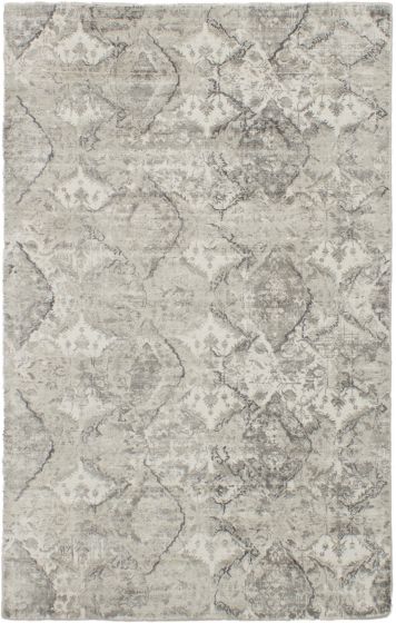 Indian Galleria 5'0" x 8'0" Hand Loomed Silk Rug 