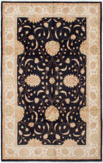 Indian Chobi Twisted 6'2" x 9'9" Hand-knotted Wool Rug 