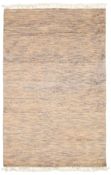 Pakistani Pak Finest Gabbeh 4'0" x 6'0" Hand-knotted Wool Rug 