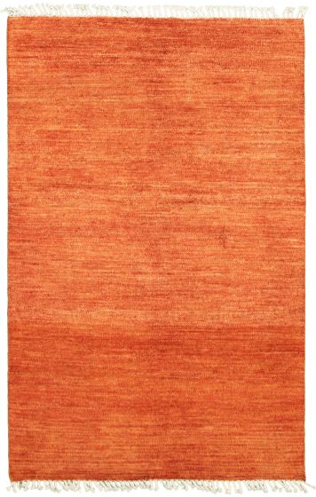 Pakistani Pak Finest Gabbeh 5'1" x 7'6" Hand-knotted Wool Rug 