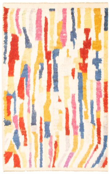Pakistani Marrakech 5'1" x 8'0" Hand-knotted Wool Rug 
