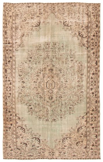 Turkish Melis Vintage 5'9" x 9'1" Hand-knotted Wool Rug 