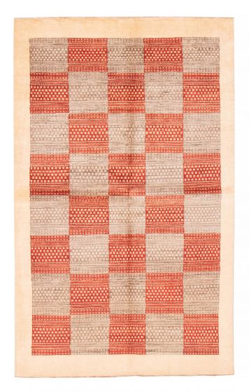 Pakistani Finest Peshawar Ziegler 6'0" x 9'8" Hand-knotted Wool Rug 