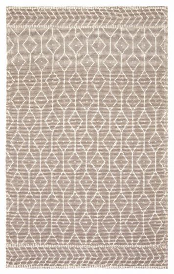 Indian Sienna 4'11" x 8'0" Braid weave Wool Rug 